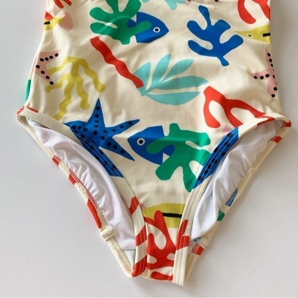 Hanna Andersson Girl One Piece Swim Suit 8 Years 130 Cm - Picture 3 of 8